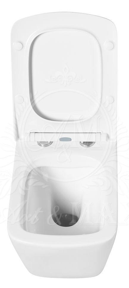 Подвесной унитаз Art&Max Techno AM9310CHR безободковый