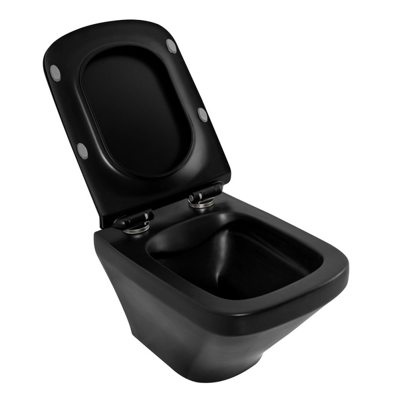 Крышка-сиденье Belbagno Sela BB3201SC-MB, с микролифтом, матовый черный