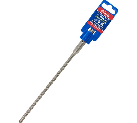 Бур по бетону Tsunami PROFESSIONAL Cross 6х210/160 мм, SDS-plus T10610300006210