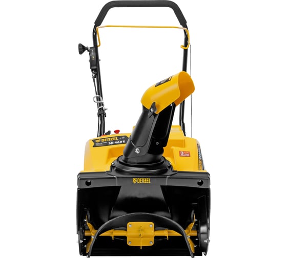 Бензиновая снегоуборочная машина Denzel sb 460 e, 99cc, эл.старт, шнек snowcrusher 97649