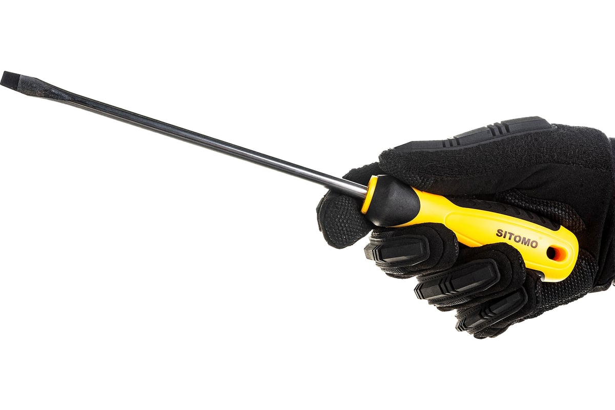 Шлицевая отвертка SITOMO SL 8х200, 315 мм, CrV SIT 856498