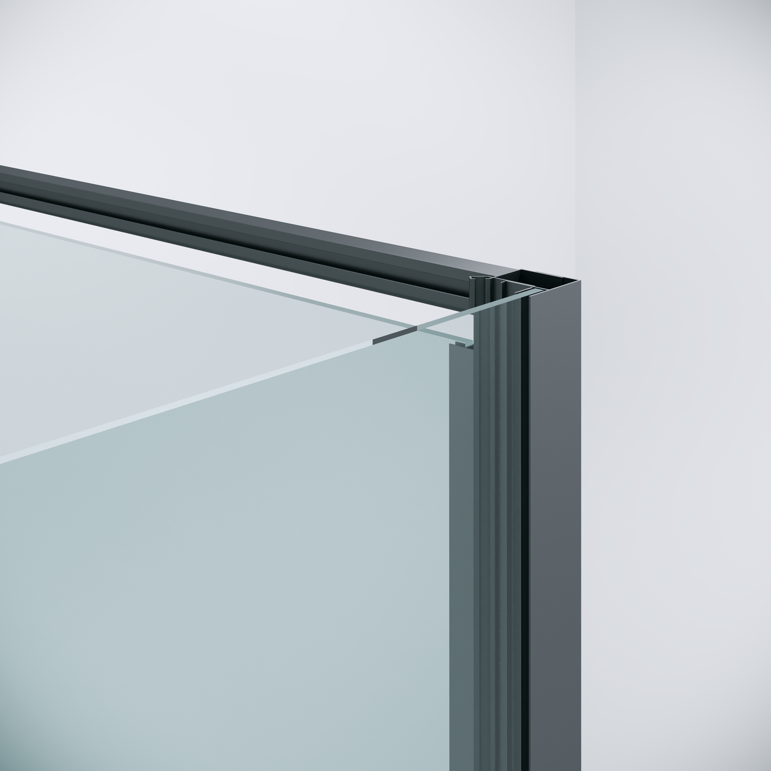 Душевая дверь Niagara Nova 80x195 прозрачное, графит NG-35-8AGR