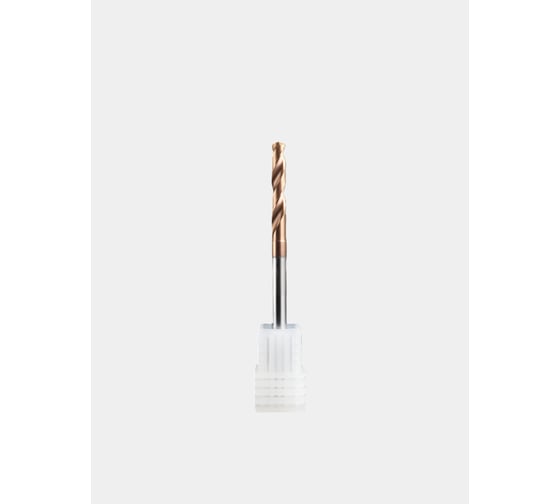 Сверло твердосплавное ц/х РОСИНСТРУМЕНТ 3.8x4х24x66 3D без подачи СОЖ TiSiN 338042466