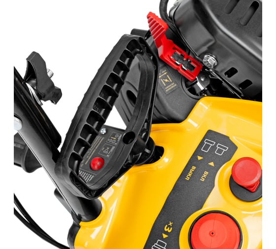 Бензиновая снегоуборочная машина Denzel sb 460 e, 99cc, эл.старт, шнек snowcrusher 97649