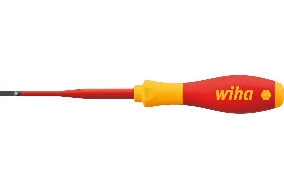 Отвертка Wiha 35392 SoftFinish electric slimFix Шлиц 6,5 мм x 150 мм wih35392