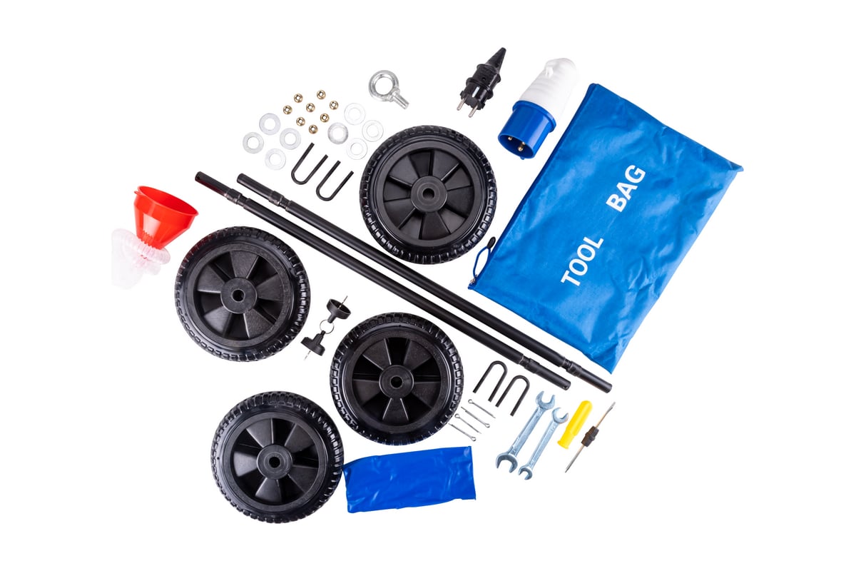 Дизельный генератор Foxweld expert d5500-1, 5.0-5.5 квт, 1ф, розетки 1x16a + 1x32a, ппп, мфд 3в1 8895