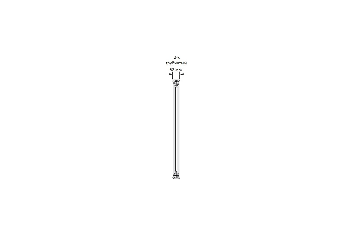 Трубчатый радиатор Zehnder Charleston 2180/10/№1270/RAL 9016, 3/4