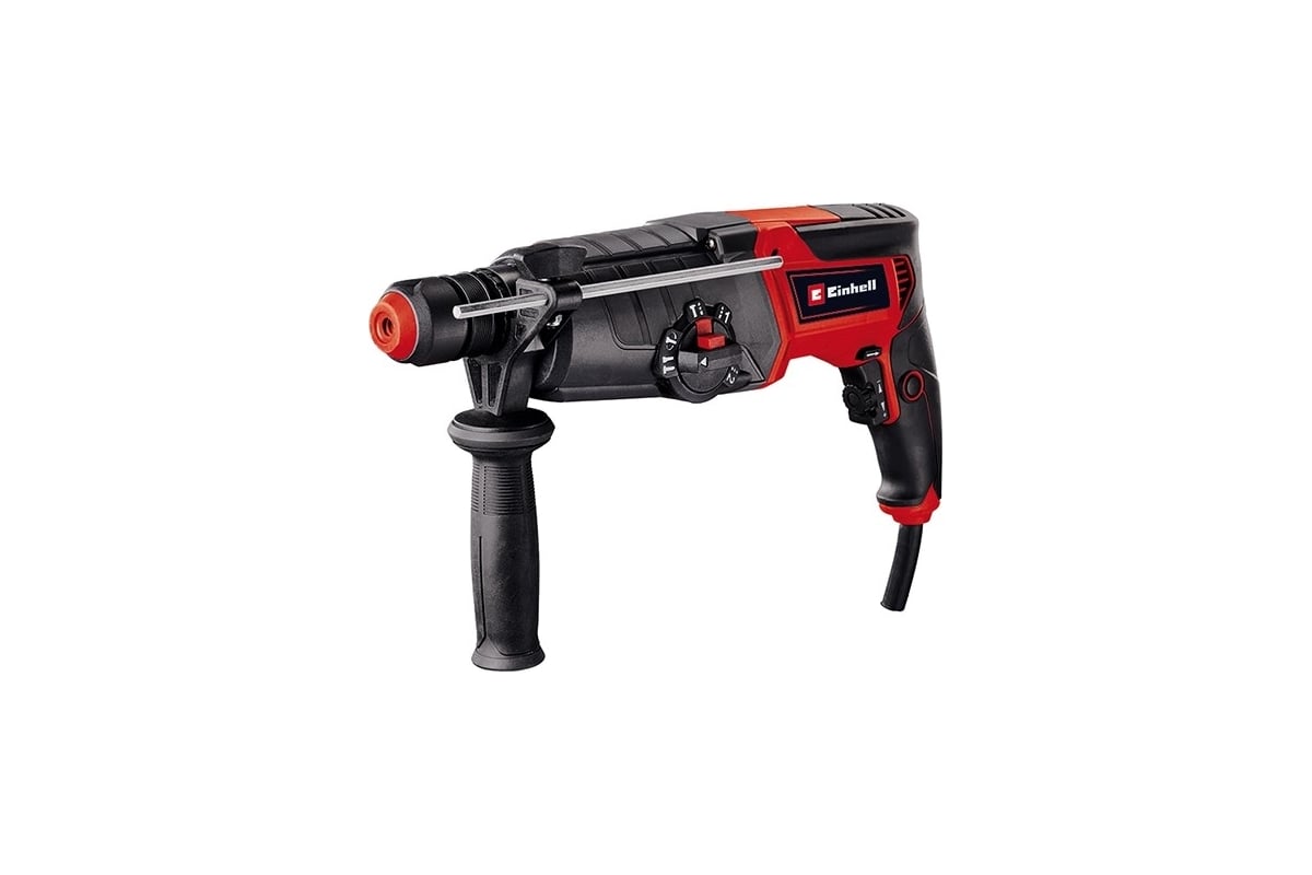 Перфоратор Einhell te-rh 950 5f, sds-plus, 950 Вт, 2 ск. 0-1200/2600 об/мин, 28 мм, 3 Дж, 2 патрона, кейс e-box 4257978