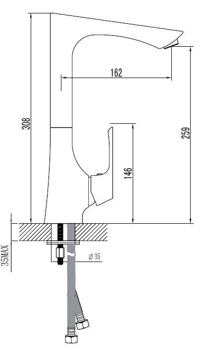 Смеситель для кухни Lemark Unit LM4505C