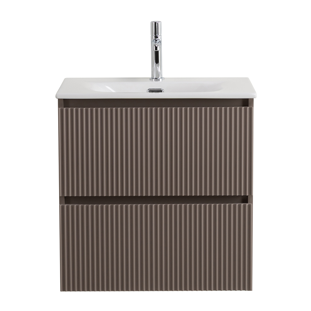 Тумба с раковиной BelBagno Uno 60 см Бежевый матовый