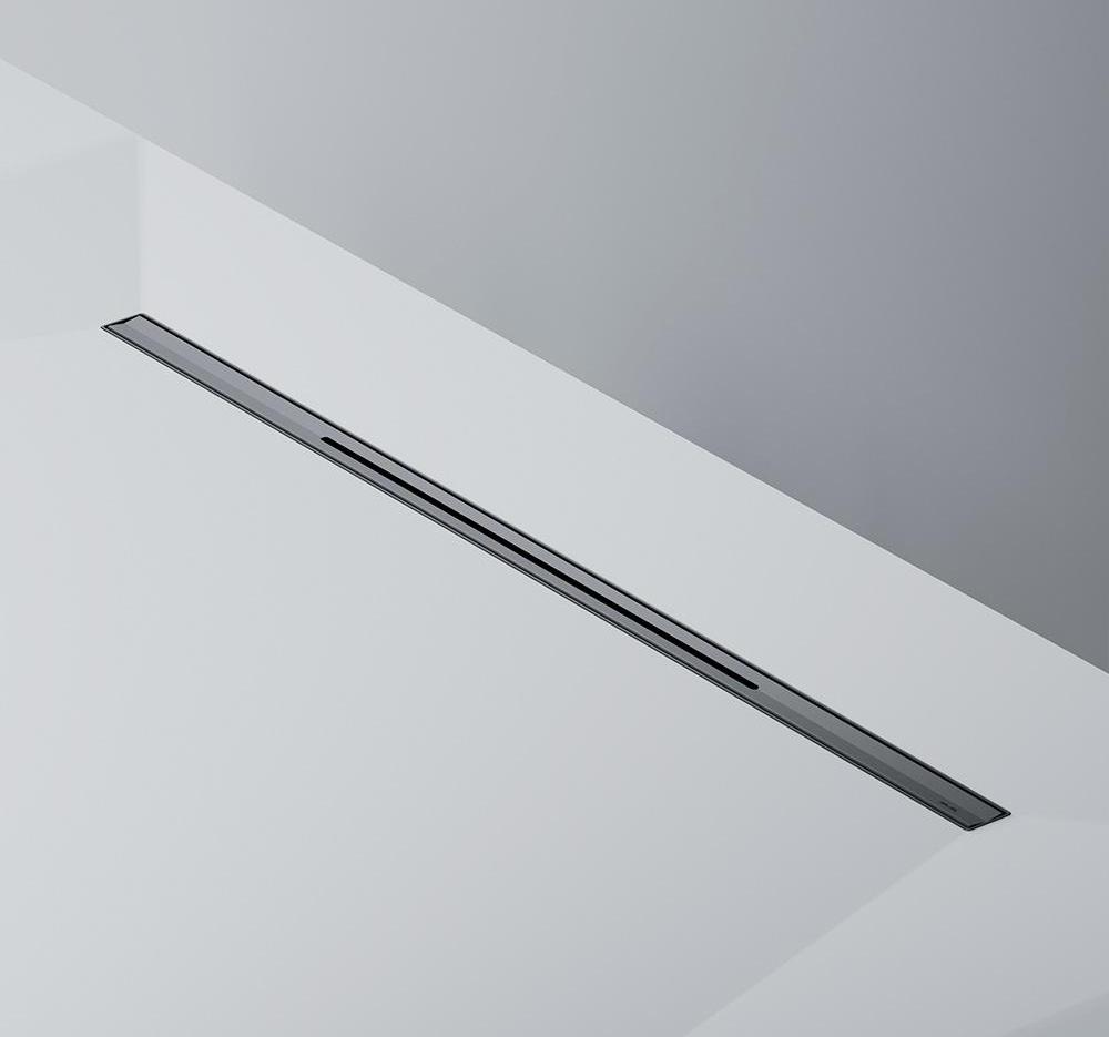 Душевой лоток Am.Pm MasterFlow W01SC-S11-080-05BM 80 см, комб.затвор, решетка Slim Line, черный матовый