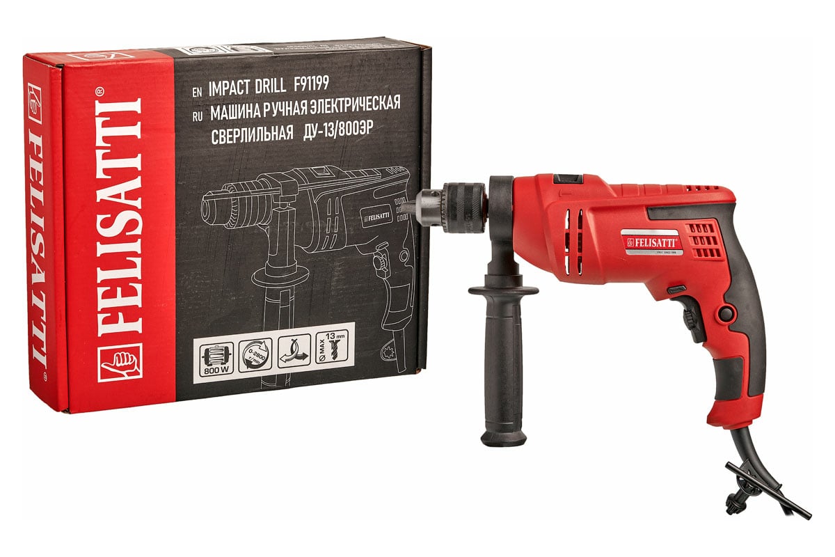 Ударная дрель Felisatti ДУ-13/800ЭР 2282.5.0.00