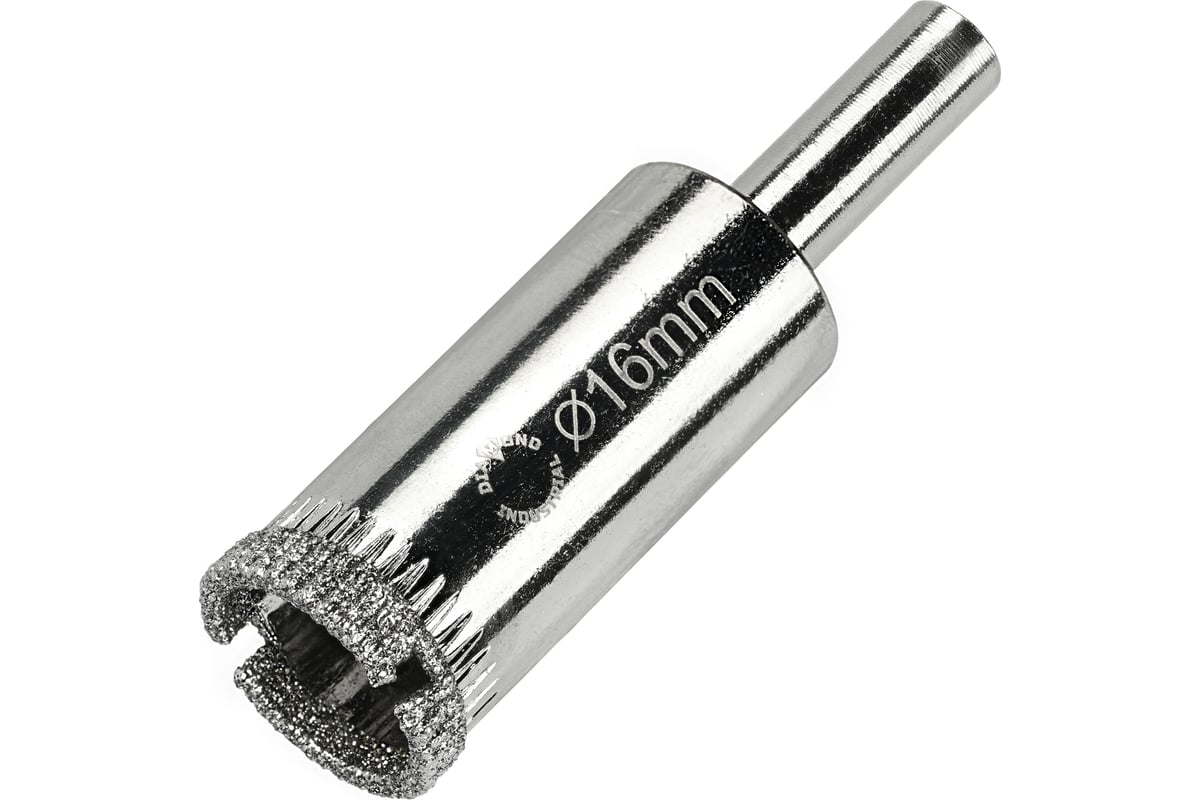 Коронка алмазная по керамике, плитке и стеклу 16 мм (2 шт.) Diamond Industrial DIDCBC016