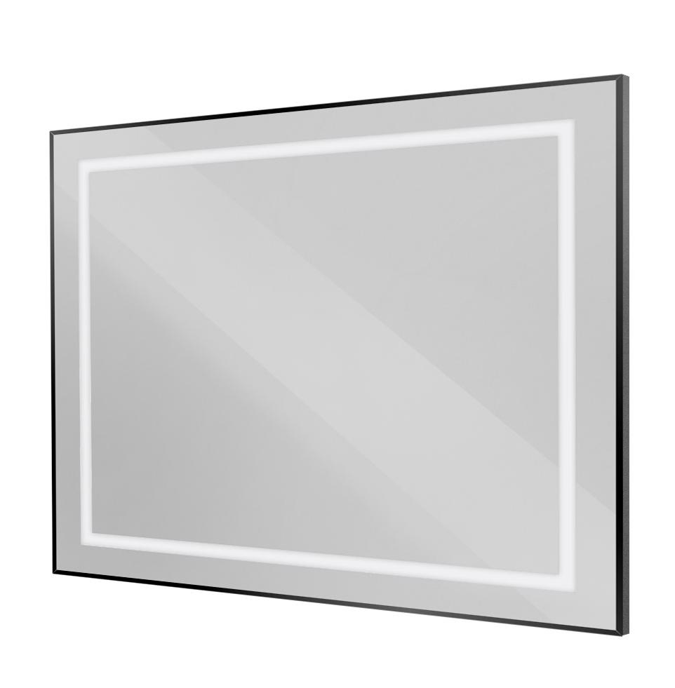 Зеркало BelBagno SPC-KRAFT-1000-800-SENS-NERO 100x80 см сенсорный выключатель, черный