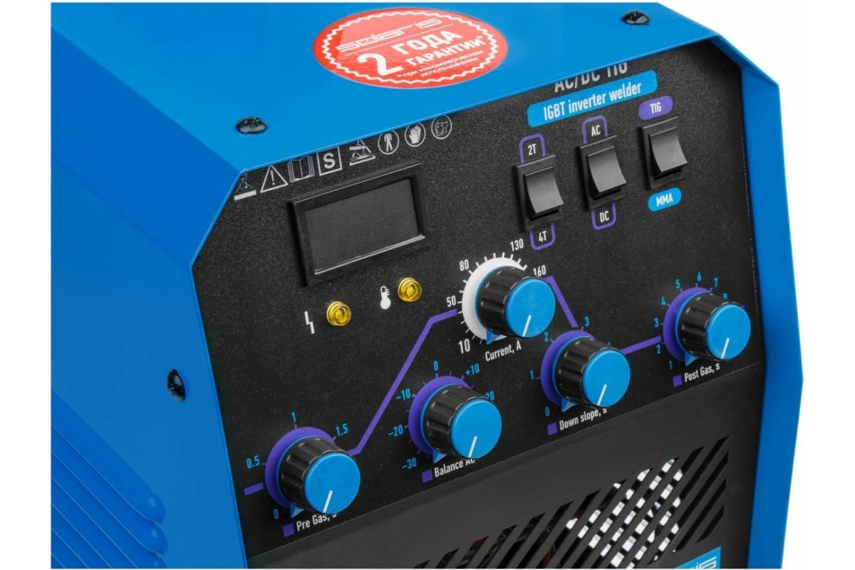 Сварочный инвертор Solaris TIG-220 AC/DC TIG-220ACDC