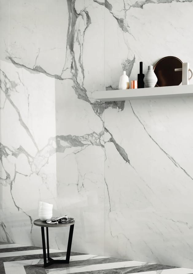 Керамогранит Italgraniti Marble Experience Statuario Lux SQ. 60x120 см, MB01BA