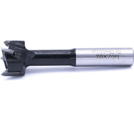 Сверло чашечное четырехзаходное по дереву FT120207R (20х70 мм; хв-к 10 мм; правое вращение) МНОГОФРЕЗ 6594