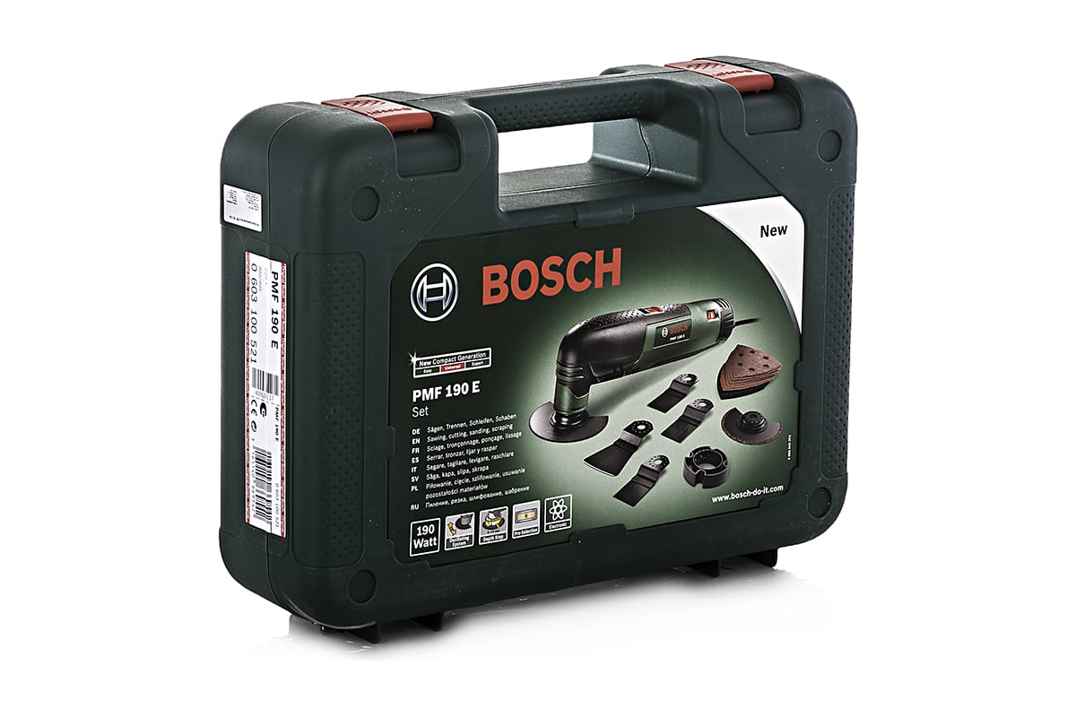 Реноватор Bosch PMF 190 E Set 0.603.100.521