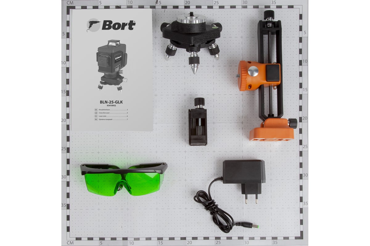 Лазерный автоматический уровень Bort BLN-25-GLK 93410952
