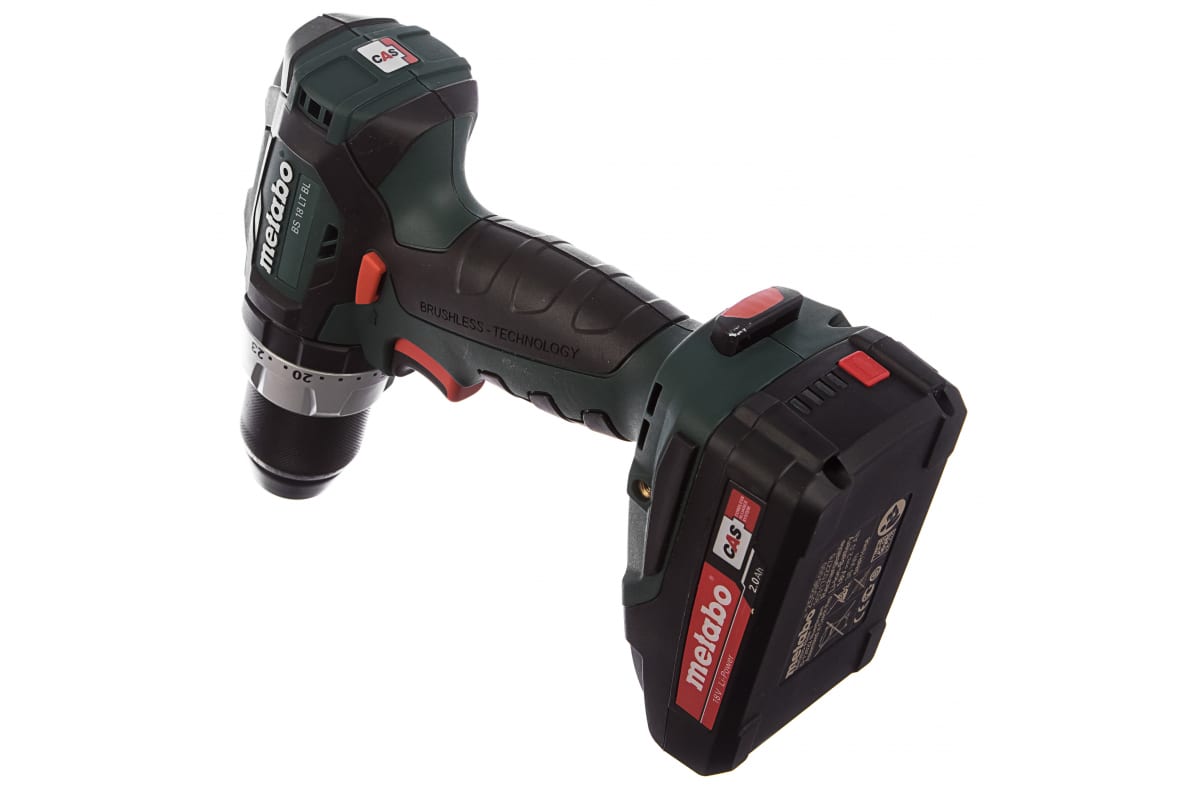 Аккумуляторная дрель-шуруповерт Metabo BS 18 LT BL 2x2.0 Ач 602325550