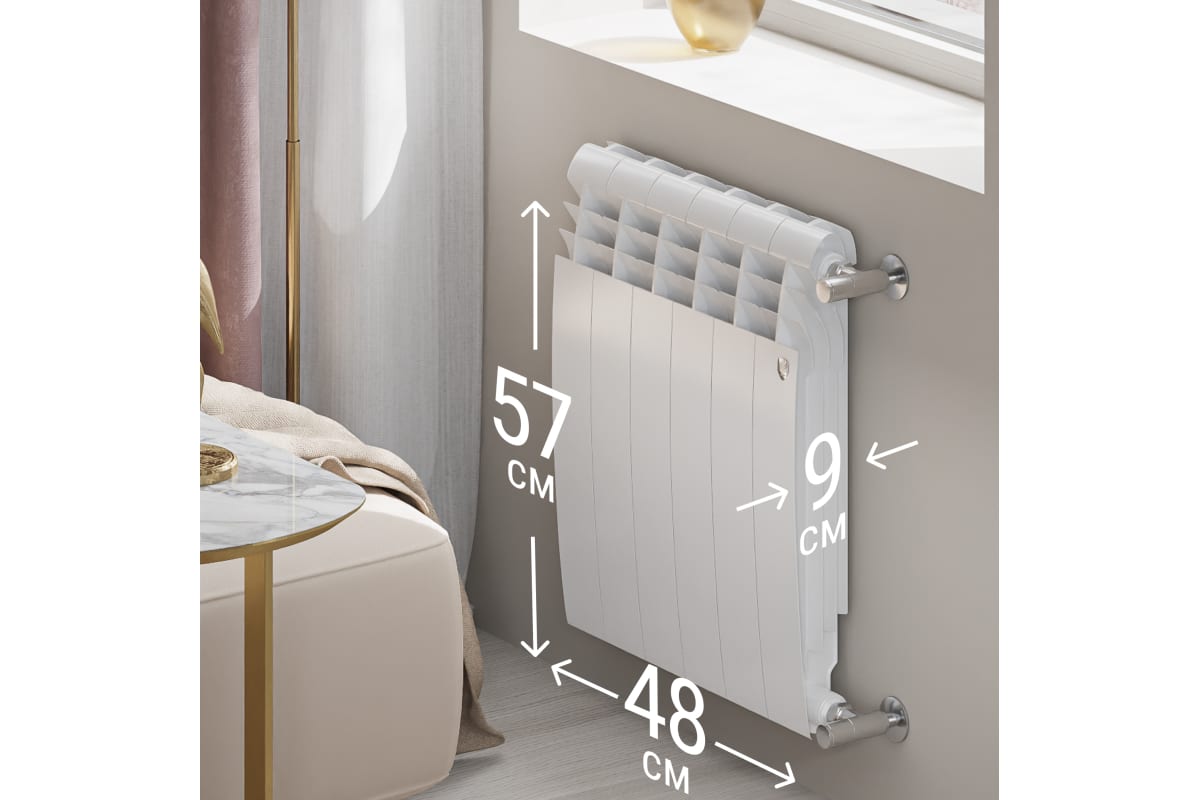 Радиатор Royal Thermo BiLiner 500/Bianco Traffico - 6 секц. НС-1176302