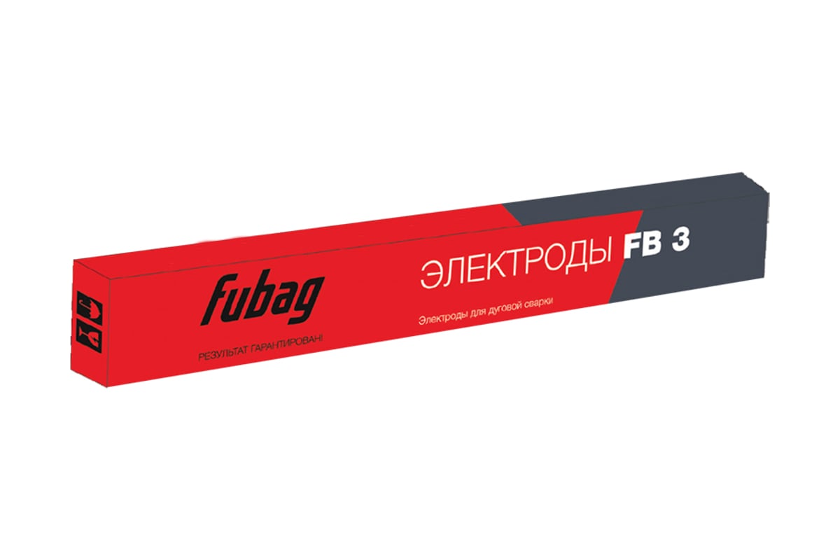 Электрод сварочный с рутиловым покрытием FB 3 (3 мм; 1 кг) Fubag 38605