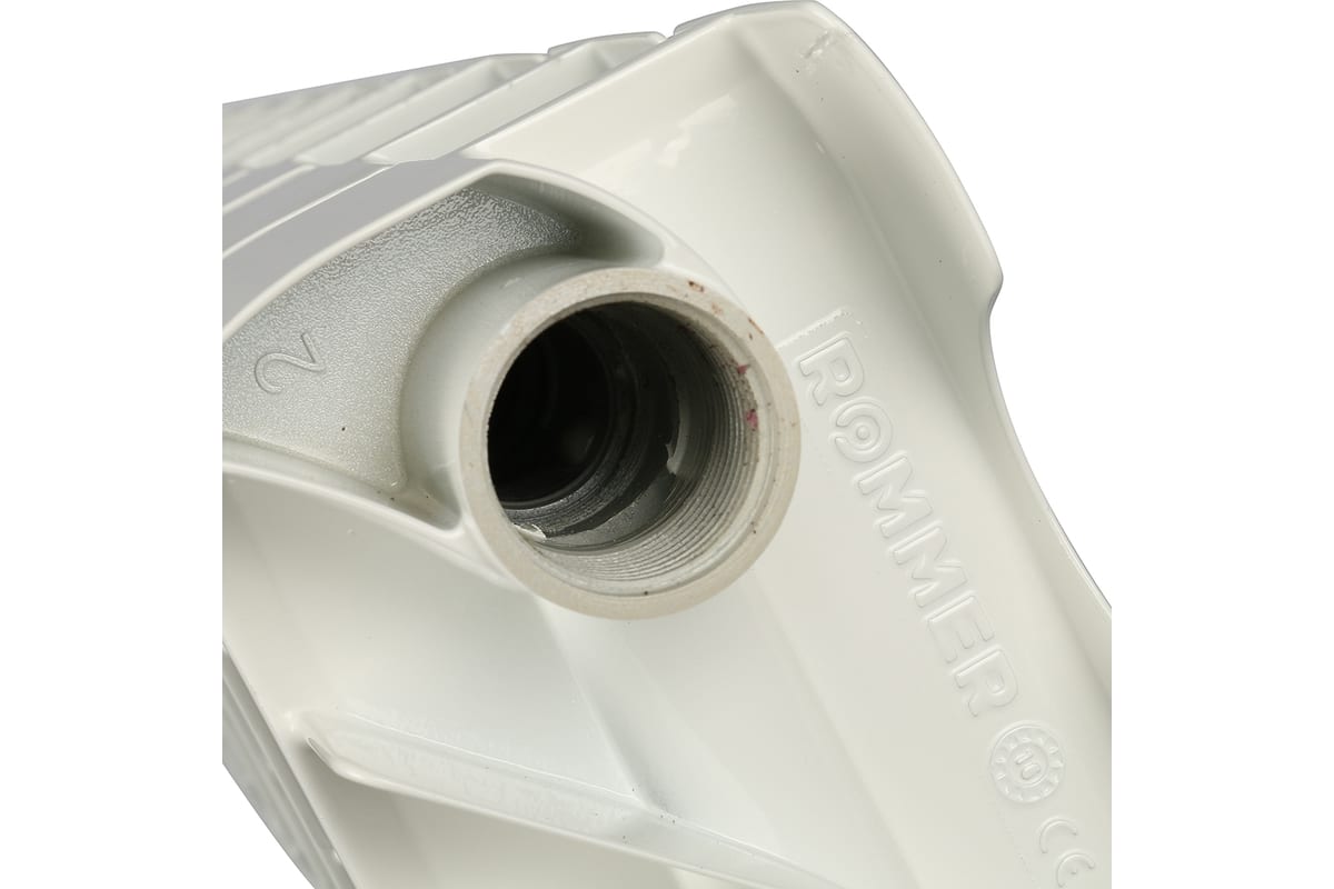 Алюминиевый радиатор Rommer Plus 500 12 секций RAL9016 89567