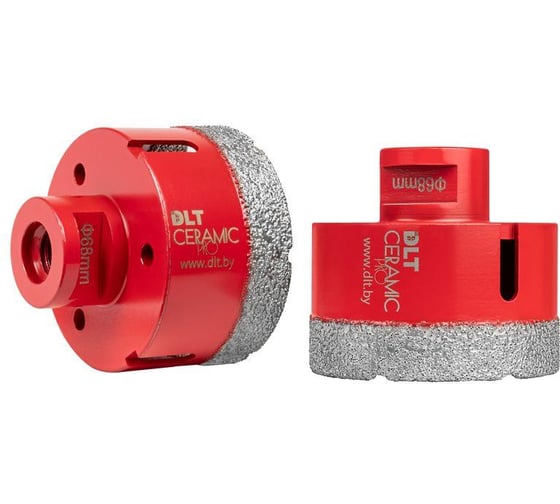 Коронка алмазная по керамограниту CERAMIC PRO, 68 мм DLT 502