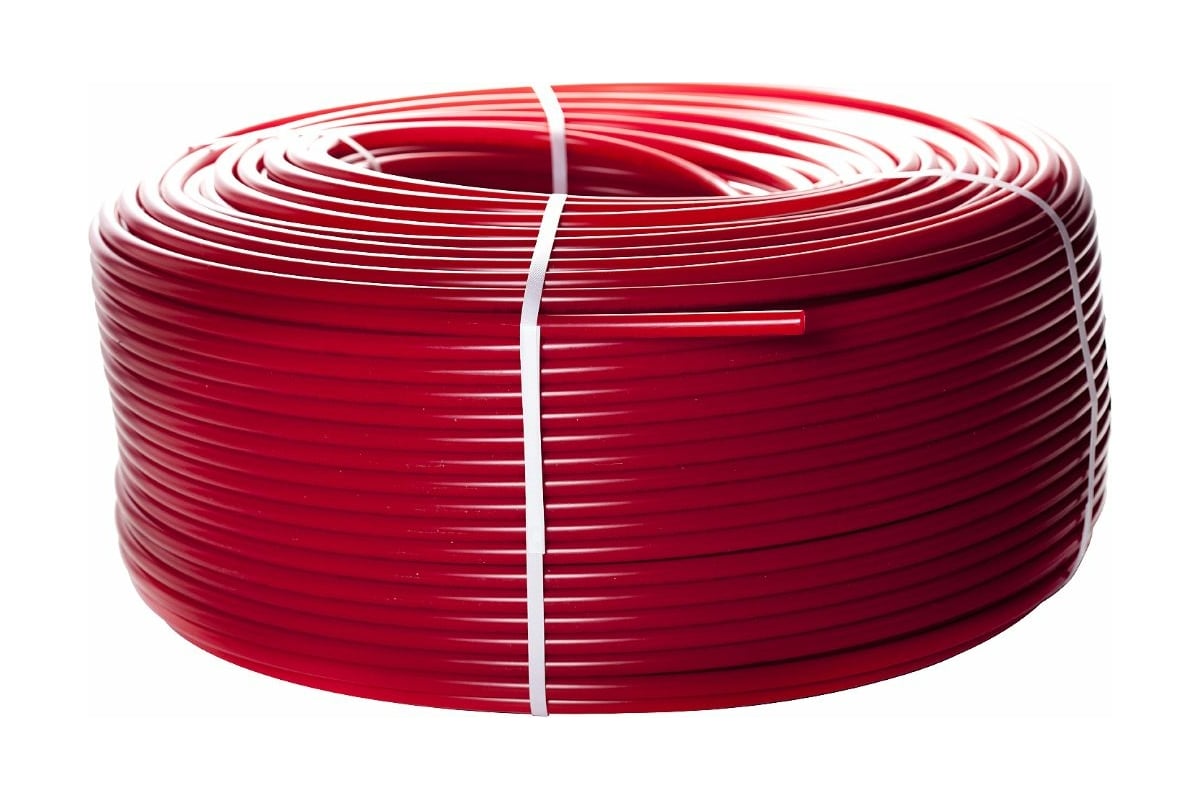 Труба из сшитого полиэтилена с кислородным слоем STOUT PEX-a 16х2,0 бухта 500 м красная SPX-0002-501620