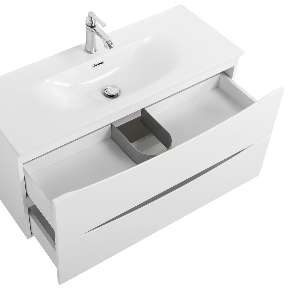 Мебель для ванной BelBagno Marino-Cer-Mini 90 см Bianco Opaco