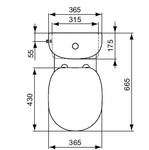 Крышка-сиденье Ideal Standard Connect E712801