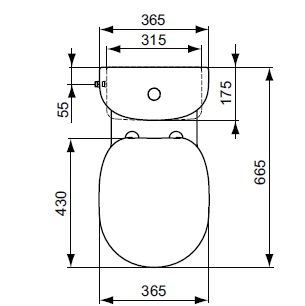 Крышка-сиденье Ideal Standard Connect E712801