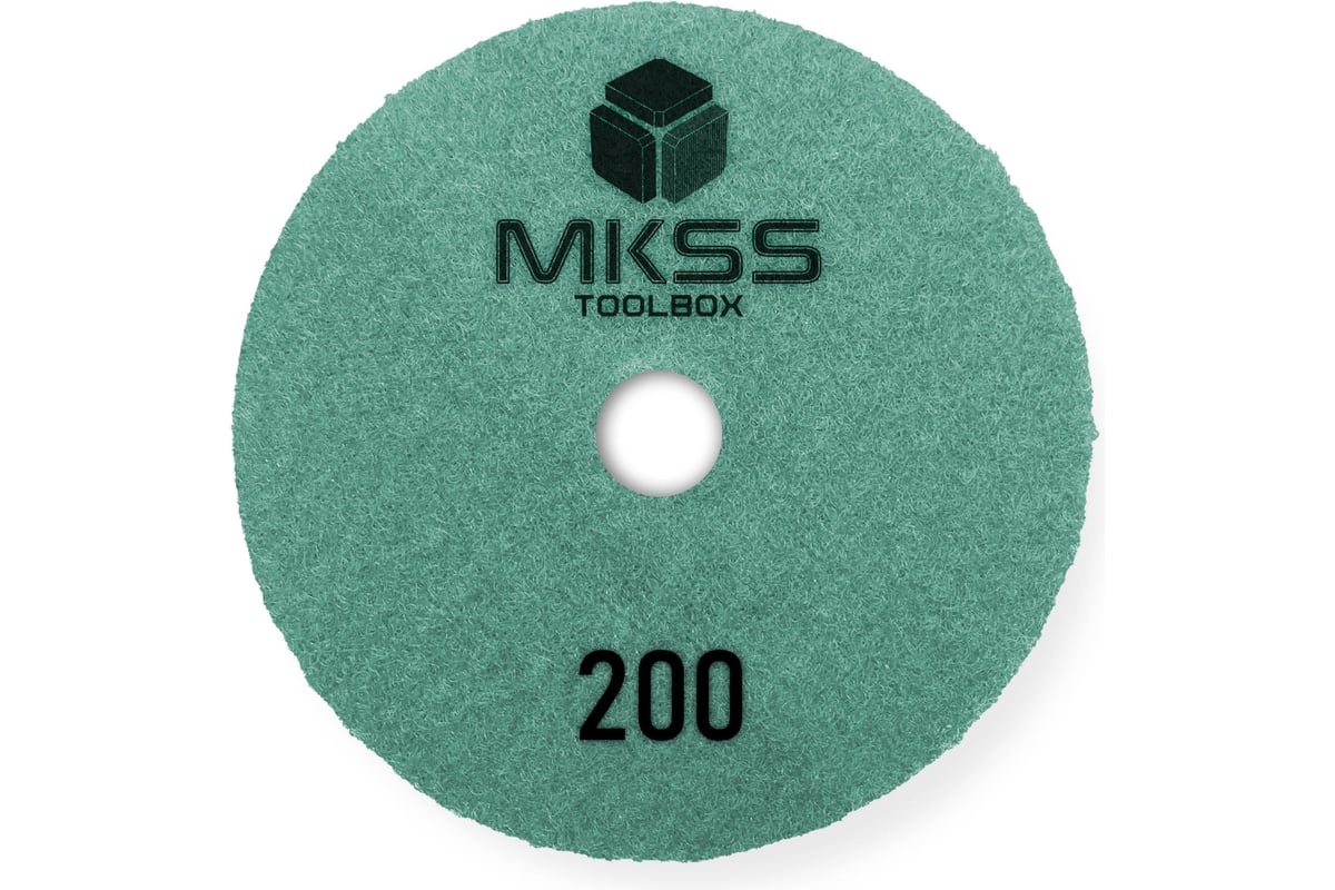 Алмазный гибкий шлифовальный круг MKSS Toolbox MK2604 АГШК Ø100 Р200 для мокрой шлифовки MKSS MK26040200