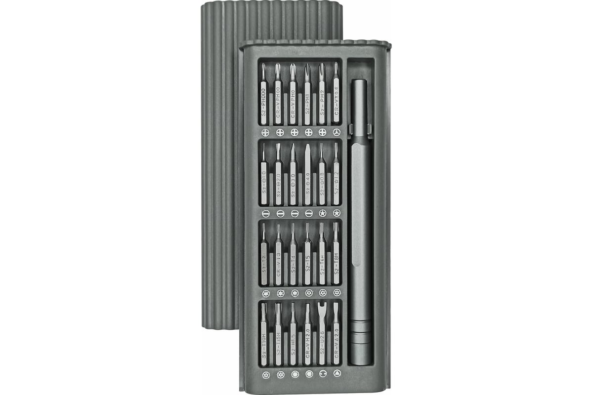 Набор прецизионных отверток Vertextools 24 предмета 0033-24