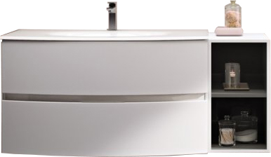 Мебель для ванной Cezares Elettra 75 см Bianco opaco