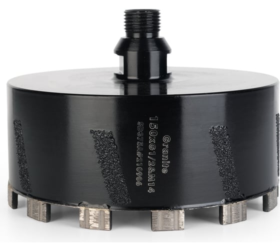 Сверло турбо-сегментное Brazed 1/2", M14, 150 мм, 50 мм TECH-NICK 001.600.9578