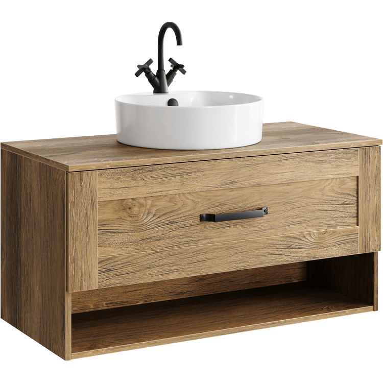 Мебель для ванной Aqwella Craft 100 см дуб балтийский