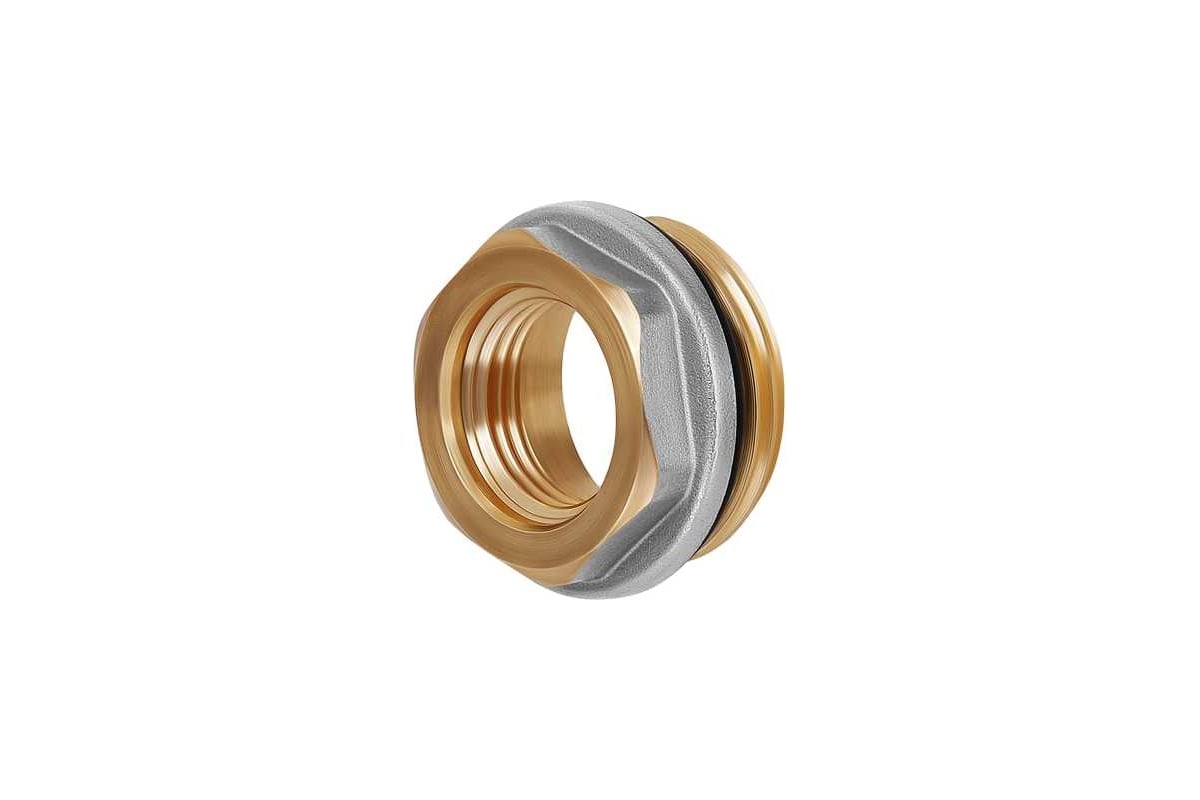 Переходник для спускника коллектора Hoobs 1"нр х 1/2"вр, с прокладкой HB-141510840