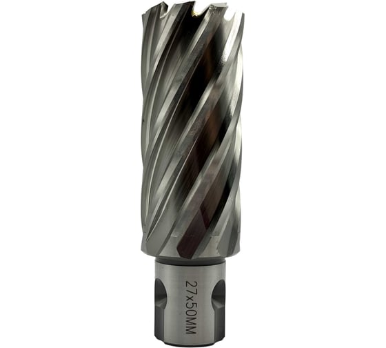 Сверло корончатое TORNERI 27х50 мм, HSS, Universal / Weldon 19 Т023640