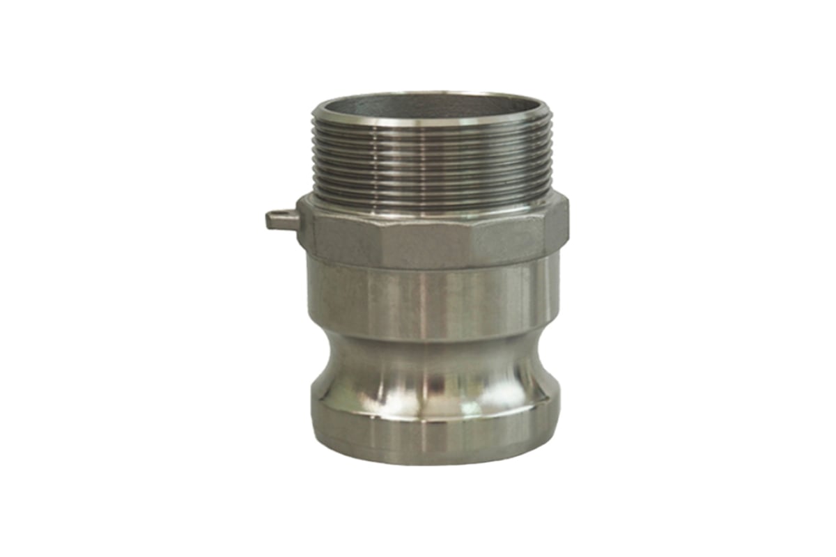 Нержавеющий камлок TITAN LOCK тип F ниппель, наруж. резьба BSP 1 1/4", AISI316 TL125FSS316