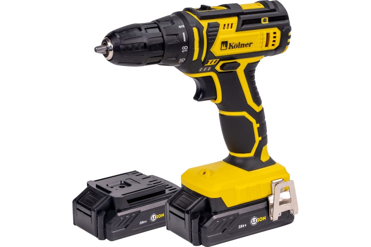 Аккумуляторная дрель-шуруповерт Kolner KCD 16-2L 8020100442