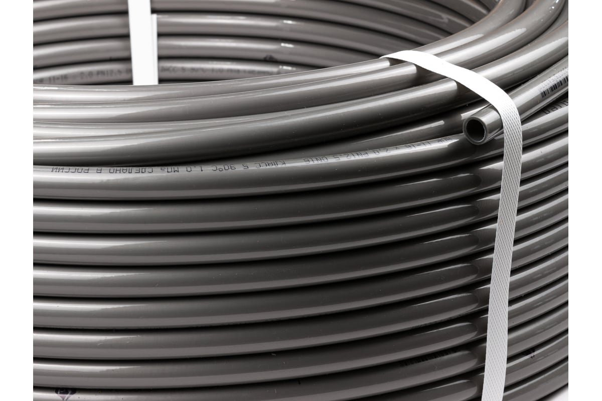 Труба для тёплого пола ДТРД PEX-B D16х2,0 мм, 100 м, бухта из сшитого полиэтилена PEX-В16100Д
