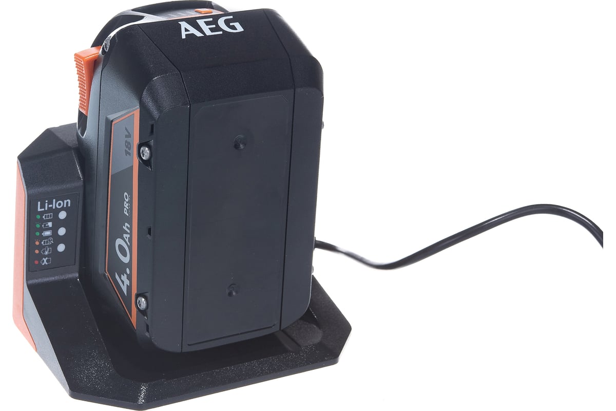 Набор зарядное устройство + аккумулятор SETL1840S 18В, 4Ач, Li-Ion AEG 4935478933