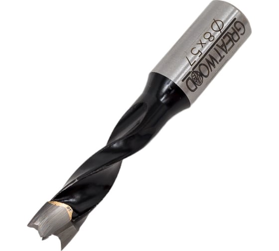 Сверло глухое Премиум HW 8x57 мм, S10x20 мм, RH Greatwood TL00000937