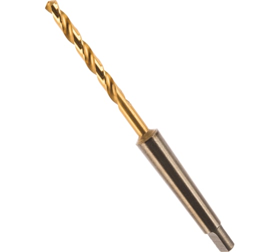 Сверло по металлу Профоснастка 6 мм КМ1 HSS M2 TIN/118 DIN 345, 1 шт., №2011 30205011