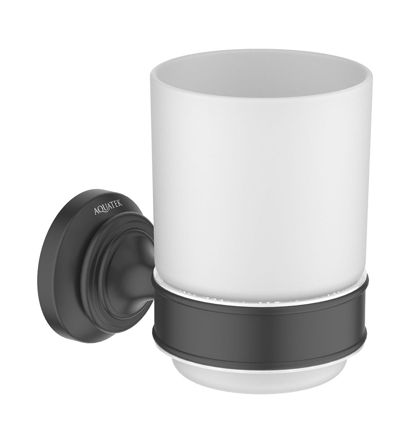 Держатель для стакана Aquatek Классик AQ4504MB черный матовый