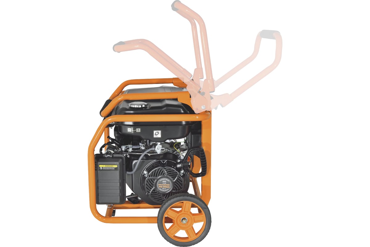 Генератор Carver PPG- 3900АM бензин LT-170F, 2,8/3,0 кВт, 220В, бак 15 л, колеса 01.020.00027