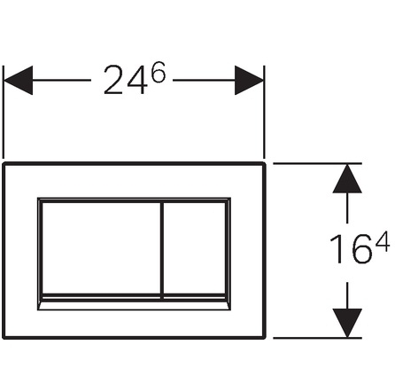 Кнопка смыва Geberit Sigma 30 115.883.KN.1