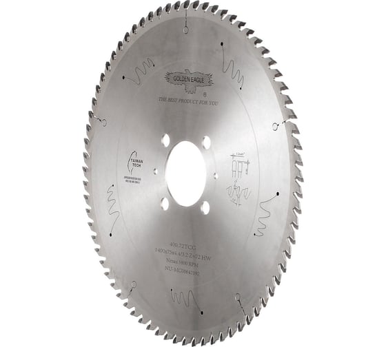 Диск пильный HW основной (400x75x4.4/3.2 мм; Z72; TR-F) Golden Eagle TL00000053