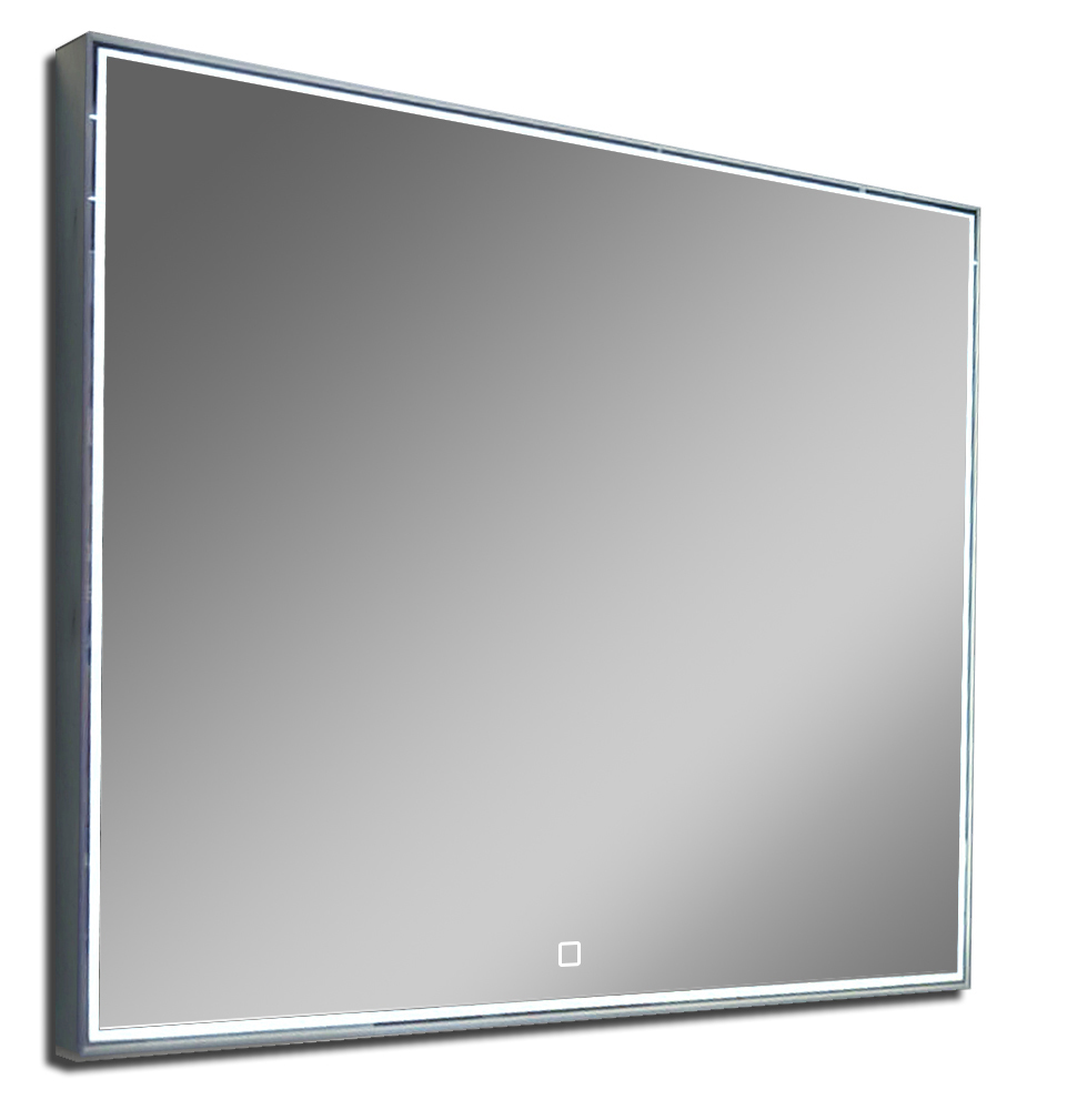 Зеркало Континент Sting Black Led 100x70 см с подсветкой ЗЛП104